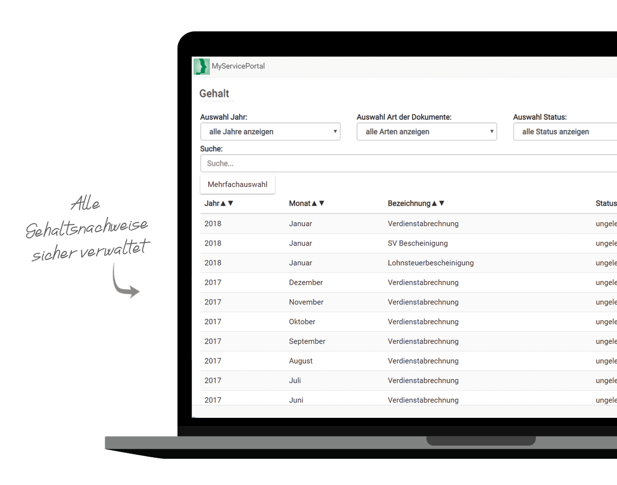 MyServicePortal_gehalt_Desktopansicht